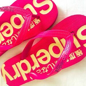 Superdry Pink Flip Flops